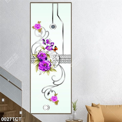 Tranh hoa in cửa kính chất lượng cao