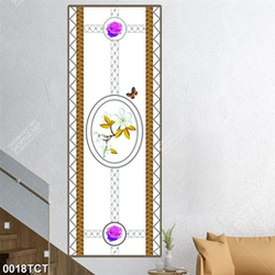 Tranh hoa mai nền hoa văn đẹp