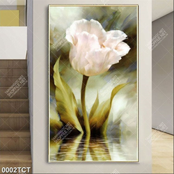 Tranh sơn dầu hoa tulip