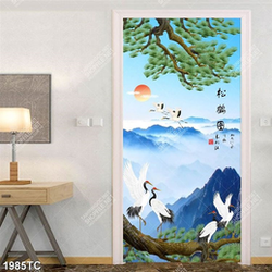 Tranh cây tùng và đôi chim Hạc