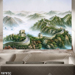 Tranh sơn dầu vạn lý trường thành chất lượng cao