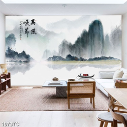 Tranh sơn dầu non nước