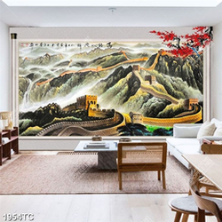 Tranh vạn lý trường thành màu xuân