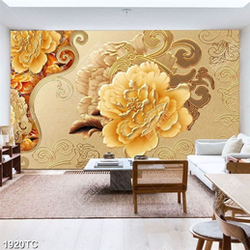 Tranh tài lộc hoa mẫu đơn