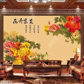 Tranh hoa mẫu đơn