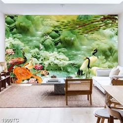 Tranh giả ngọc chim Hạc và đôi công