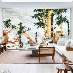 Tranh giả ngọc cây trúc