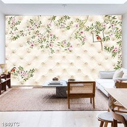 Tranh 3D hoa dán tường đẹp