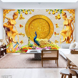 Tranh tài lộc chim công