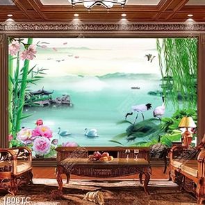 Tranh phong thủy chim Hạc