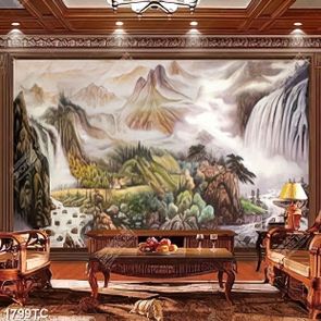 Tranh sơn dầu thác đẹp