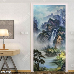 Tranh thác nước phong cảnh đẹp