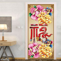 Tranh tài lộc và mẫu đơn