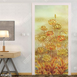 Tranh tài lộc hoa mạ vàng