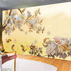 Tranh tài lộc hoa mộc lan