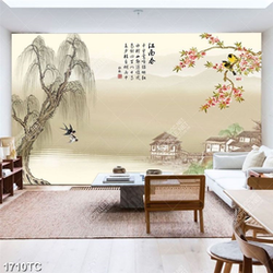 Tranh phong cảnh màu xuân