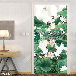 Tranh chim Hạc hoa Sen