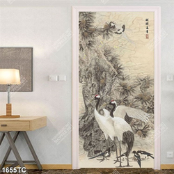 Tranh đôi Hạc trên cây tùng