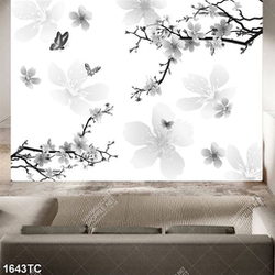 Tranh hoa dán tường đẹp siêu nét