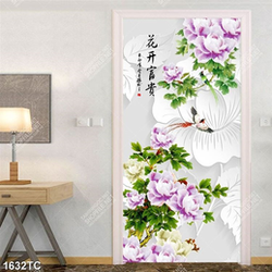 Tranh hoa mãu đơn và nên 3D