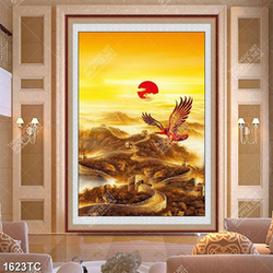 Tranh vạn lý trường thành và đại bàng