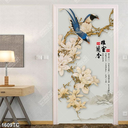 Tranh chim và hoa mộc lan