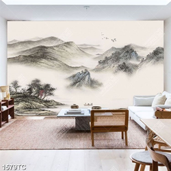 Tranh thủy mặc in uv