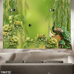 Tranh chin công giả ngọc dán tường đẹp