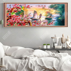 Tranh thuận buồm xuôi gió mùa xuân