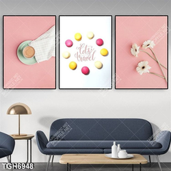 Tranh ghép 3 tấm trang trí đẹp