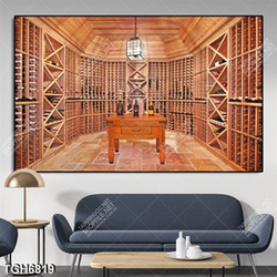 Tranh ghép hầm rượu