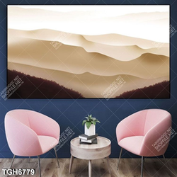 Tranh ghép mây và núi