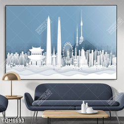 Tranh ghép mô hình thành phố