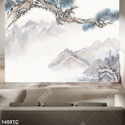 Tranh sơn dầu non núi