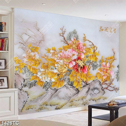 Tranh hoa mẫu đơn nghệ thuật đẹp