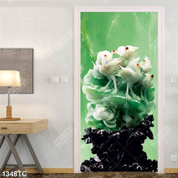 Tranh giả ngọc chim hạc in gạch đẹp