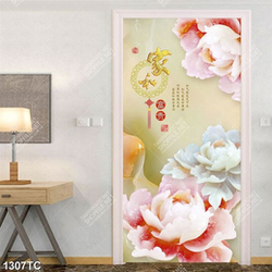 Tranh 3D hoa mẫu đơn giả ngọc