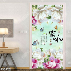 Tranh 3D giả ngọc hoa mẫu đơn