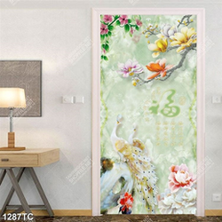 Tranh chim công giả ngọc