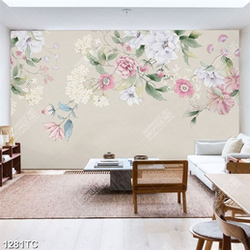 Tranh hoa dán tường đẹp