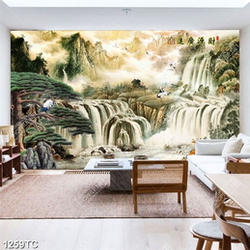 Tranh thư mặc in canvas đẹp