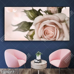 Tranh khổ dọc hoa hồng