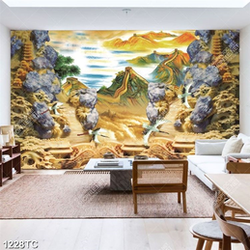 Tranh phù điêu phong cảnh đẹp