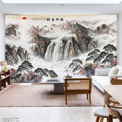 Tranh thủy mặc thư pháp