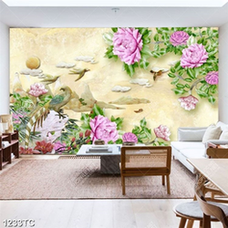 Tranh giả ngọc hoa mẫu đơn