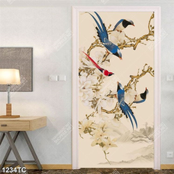 Tranh ha mộc lan và chim