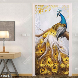 Tranh chim công in canvas chất lượng cao