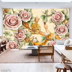 Tranh giả ngọc hoa hồng