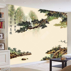 Tranh thư pháp sơn dầu