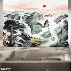 Tranh thủy mặc chất lượng cao in uv